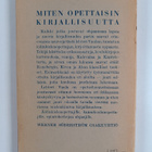 M. Vaula : Miten opettaisin kirjallisuutta - pikkukuva 2