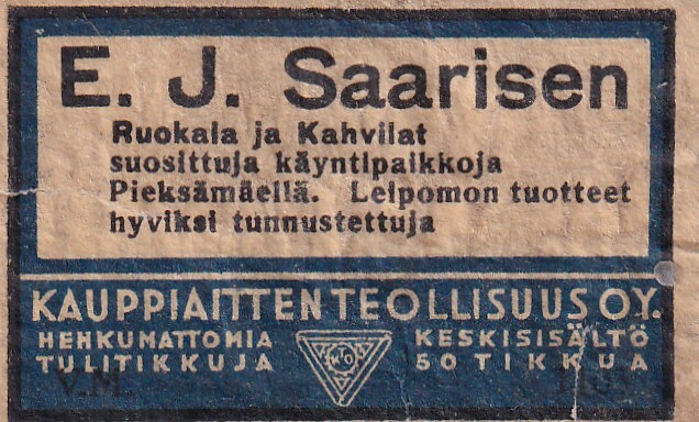Pieksämäki, E. J. Saarisen       s23