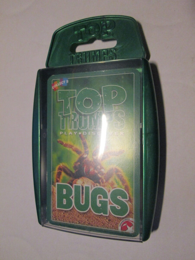 Top Trumps: Bugs (Ötökät) - pelattavat keräilykortit