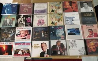 Suuri määrä Uudenveroisia 1950-2000 luvun musiikkia