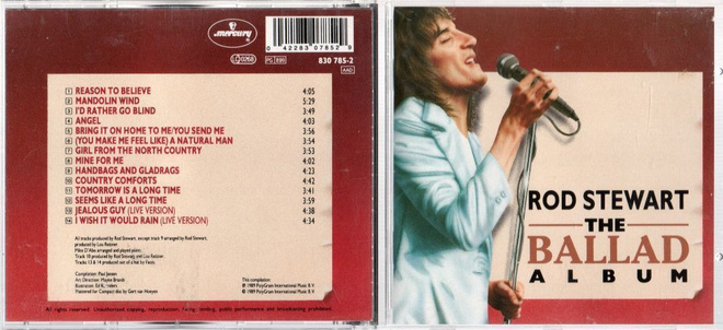 Rod Stewart The ballad album