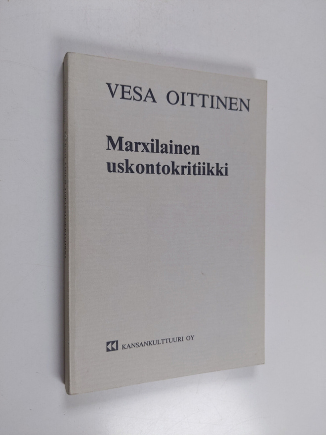 Vesa Oittinen : Marxilainen uskontokritiikki : tieteellis...