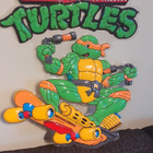 TMNT wall hanger MICHEALANGELO - HEAD HUNTER STORE. - pikkukuva 1