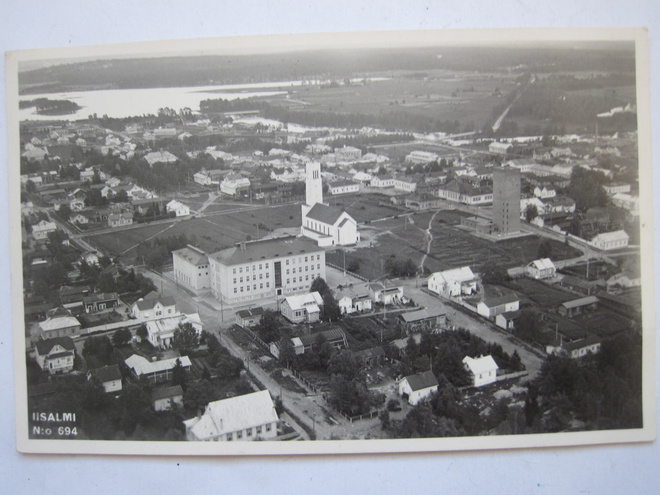 VANHA Postikortti Iisalmi 1930-l Karhumäki