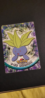 Oddish #43 Blue Topps TV Animation Edition card