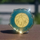 HJK Pinssi 90 Luvulta. Halkaisija - 17 mm. Hyväkuntoinen. - pikkukuva 2