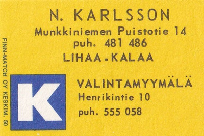 Helsinki, N. Karlsson , Munkkiniemen Puistotie 14  ,  b433