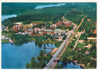 Mänttä ilmakuva Karhumäki