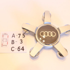 Audi vannekeskiöt – 5-sakarainen tähti – 118mm (4kpl sarja - pikkukuva 5