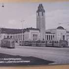 Helsinki, Rautatieasema, raitiovaunu, bussit, vkpk p. 1952 - pikkukuva 1