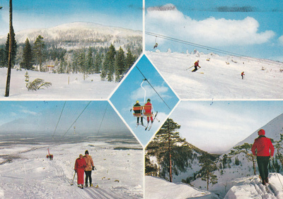 Pyhätunturi ,  sommitelmakortti    b420
