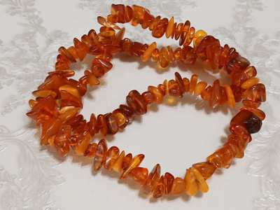 Upea Vintage Meripihka kaulakoru baltic Amber