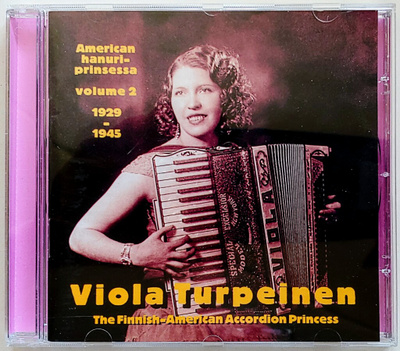 VIOLA TURPEINEN kokoelma-CD Volume 2: 1929-1945, Artie Music