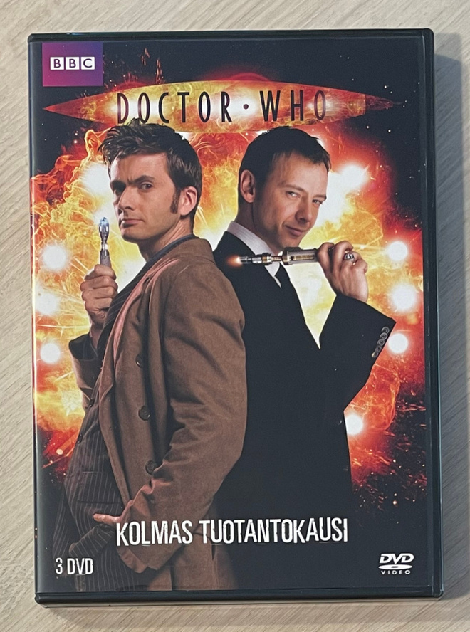 DOCTOR WHO: Kausi 3 (2007) BBC:n kulttisarja (3DVD) *UUSI*