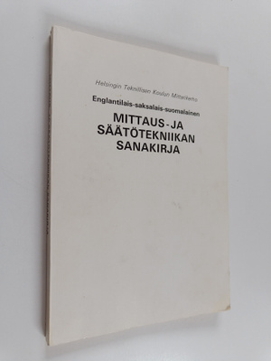 Englantilais-saksalais-suomalainen mittaus- ja säätötekni...