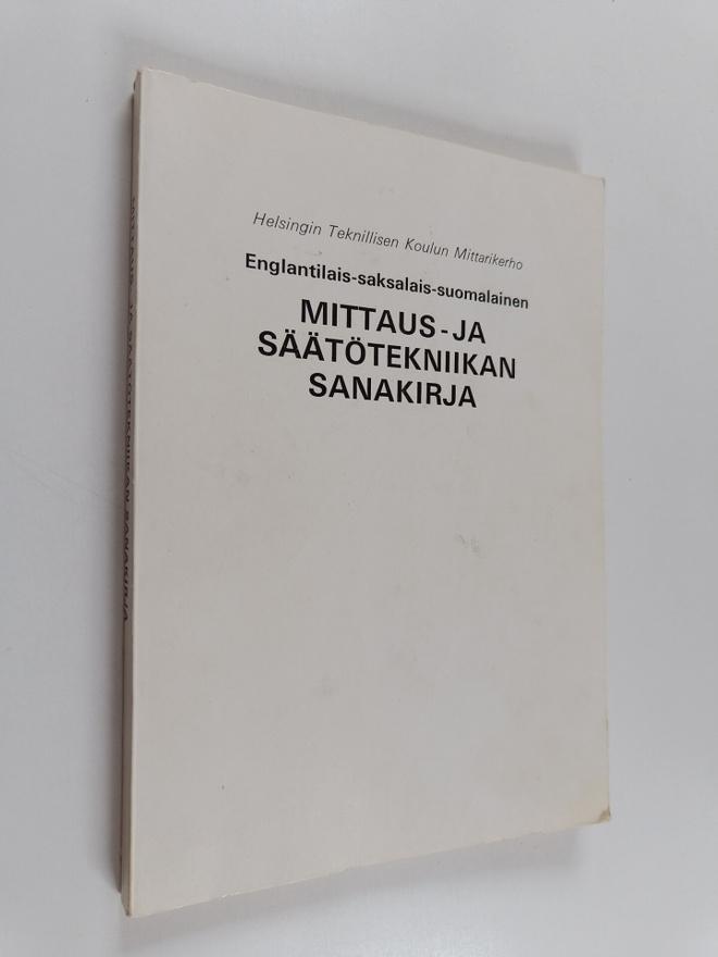 Englantilais-saksalais-suomalainen mittaus- ja säätötekni...