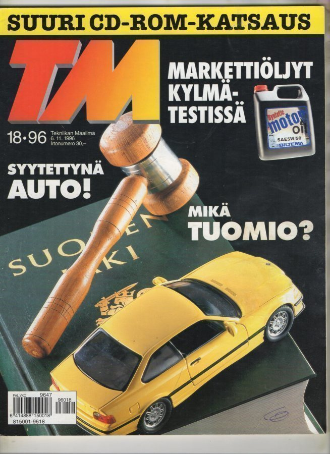 Tekniikan Maailma n:o 18 1996 ROM-Katsaus. USA Jenkit 1997.