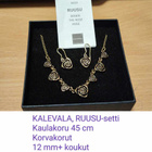 3 korua, RUUSU-kääty & KORVAKORUT & rannekoru, pronssi - pikkukuva 1