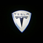 Tesla logolliset ovivalot — heijasta logo maahan - pikkukuva 2