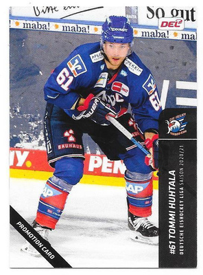 2020-21 DEL PROMO # Tommi Huhtala Adler Mannheim ex ÄSSÄT