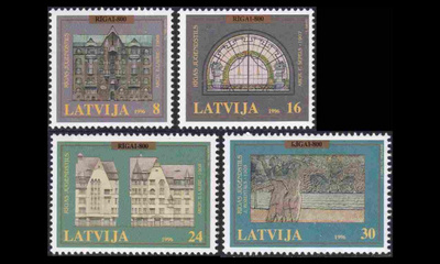 Latvia 440-3 ** Riika 800v (1996)
