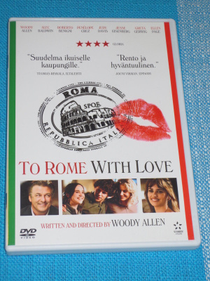 Dvd - To Rome with Love - Woody Allen -elokuva 2012