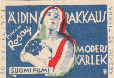 Äidin rakkaus . Suomi filmi      b292