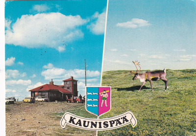 Kaunispää, vaakuna. sommitelmakortti .   b420
