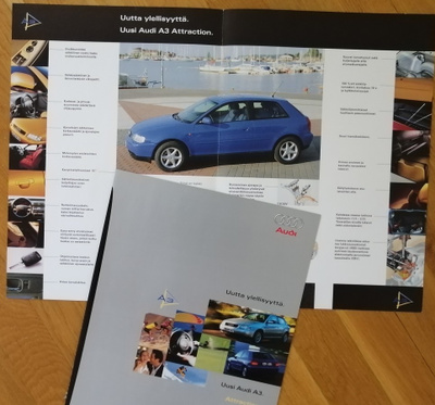 1997 Audi A3 esite - suom - KUIN UUSI