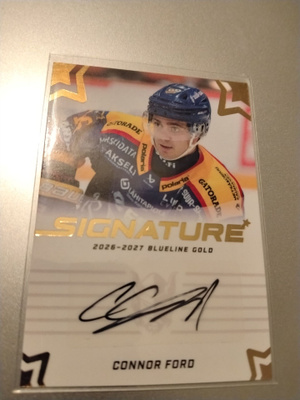 26-27 Blueline Signature Gold Connor Ford /40 Jukurit