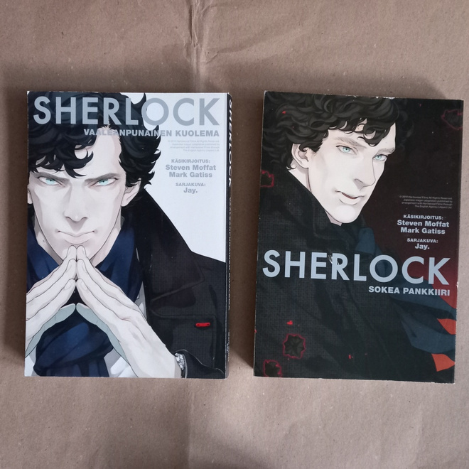Sherlock Suomi manga valikoima 3€/kpl