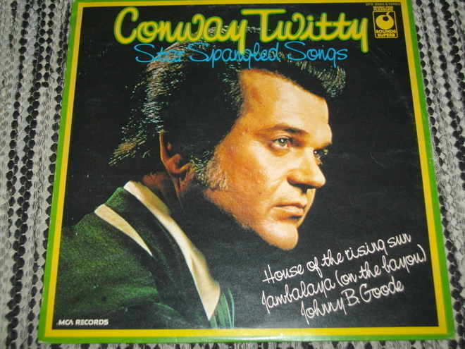CONWAY TWITTY - Star Spangled Songs - LP  country rock EX-