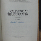 Herbert Laidvee: "Kalevipoja" bibliograafia 1836-1961. 120 s - pikkukuva 2