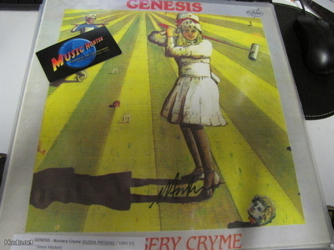 GENESIS-NURSERY CRYME LP VENÄJÄ PAINOS HACKETT NIMMARI M-/M-