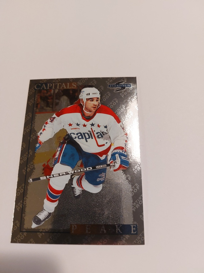 1995-96 Score Black Ice Artist's Proofs #181 Pat Peake