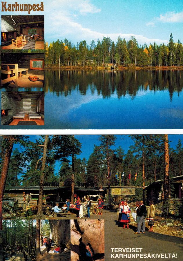Inari Karhunpesä - POSTIKORTIT 2 KPL