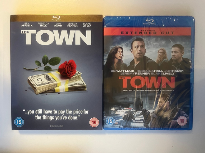 The Town - Extended cut (Blu-ray) Ben Affleck UUSI Slipcover