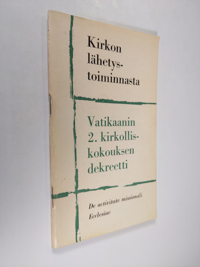 Kirkon lähetystoiminnasta : Vatikaanin 2. kirkolliskokouk...