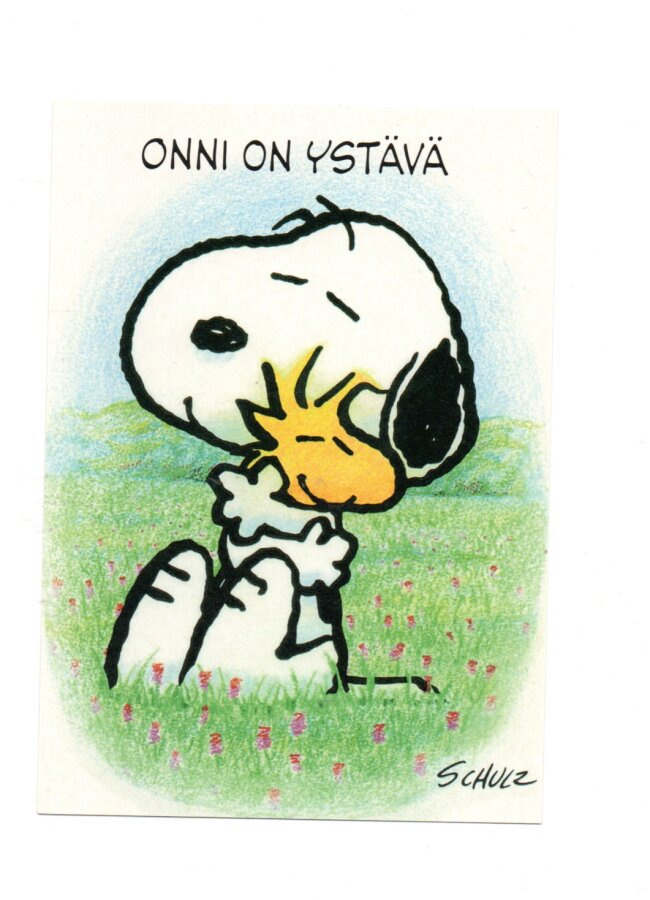 "°ONNI ON YSTÄVÄ°" -KORTTI /Tenavat..RESSU