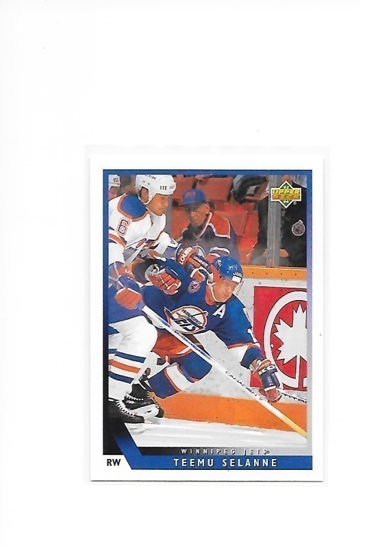 1993-94 Upper Deck #448 Teemu Selänne Winnipeg Jets
