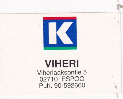 Espoo. VIHERI   sk 1