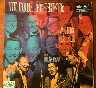 THE FOUR FRESHMEN:” Voices In Fun”, vinyyli lp
