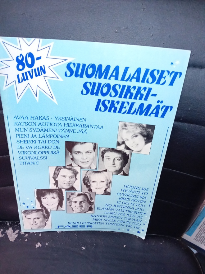 80-luvun suomalaiset suosikki-iskelmät nuottikirja ( SIS POS