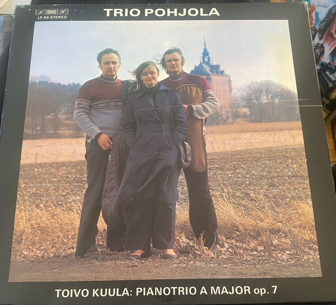 Trio Pohjola: Toivo Kuula - Pianotrio BIS 1976 LP