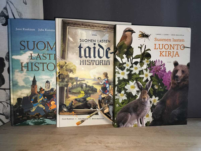 Suomen lasten historia & taidehistoria & luontokirja
