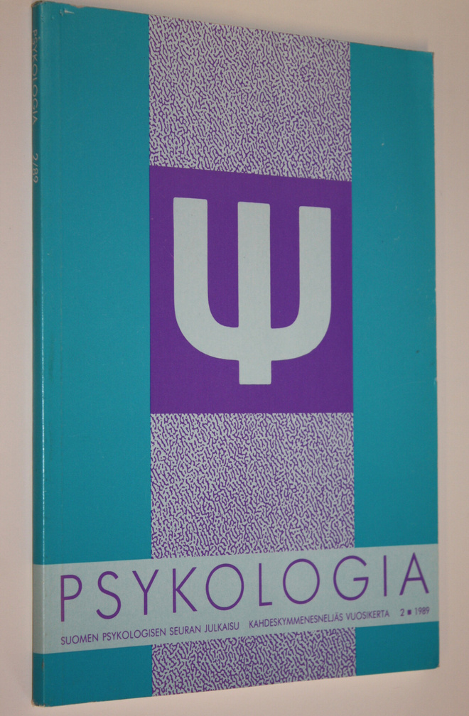 Psykologia 2/1989 : tiedepoliittinen aikakauslehti