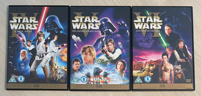 Star Wars -trilogia (1977-1983) alkuperäiset versiot (6DVD)