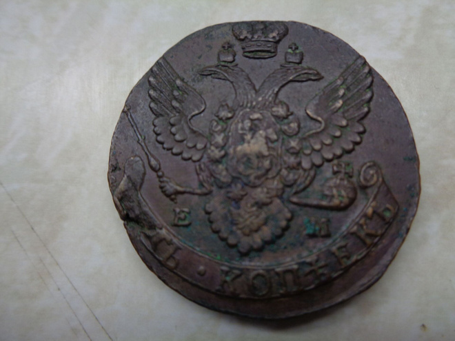 Venäjä 5 kopeekkaa 1792 "piparkakkuraha"