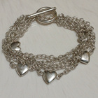 Ovh 886€ TIFFANY&CO. HEART CHAIN BRACELET - pikkukuva 2