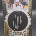 2017-18 UPPER DECK TRILOGY SIGNATURE PUCKS ALEKSANDER BARKOV - pikkukuva 1